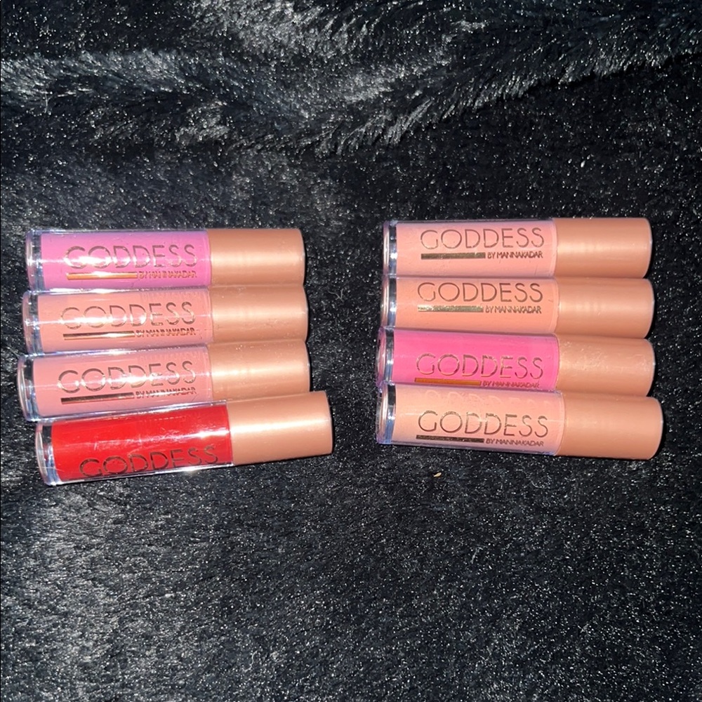 Goddess Red and Pink Lip Balm Gloss Collection